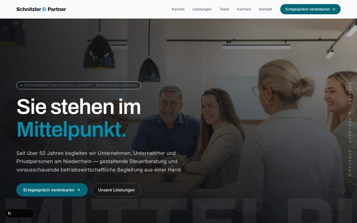 Referenz-Website: Schnitzler & Partner