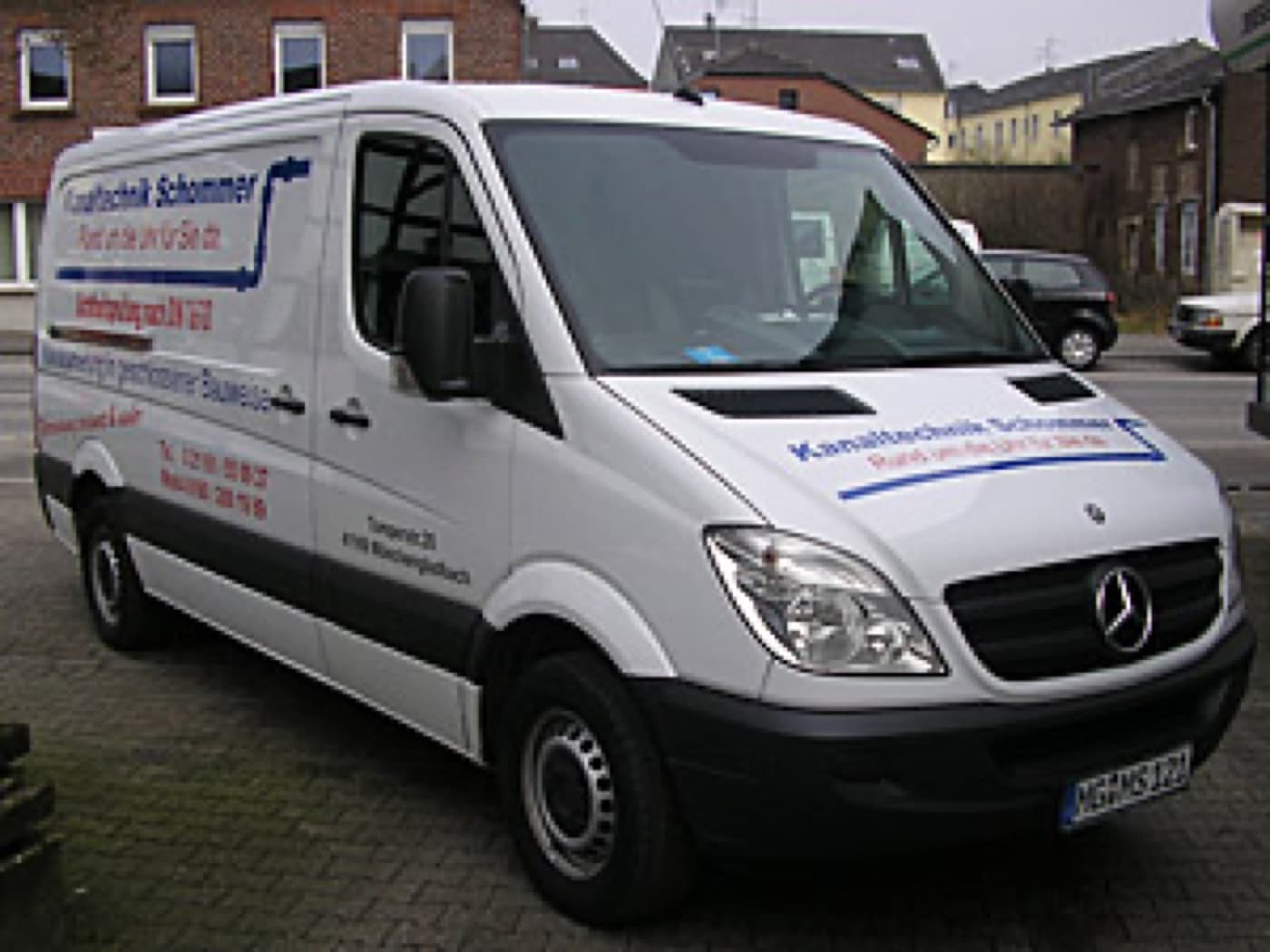 Einsatzwagen von Kanaltechnik Schommer